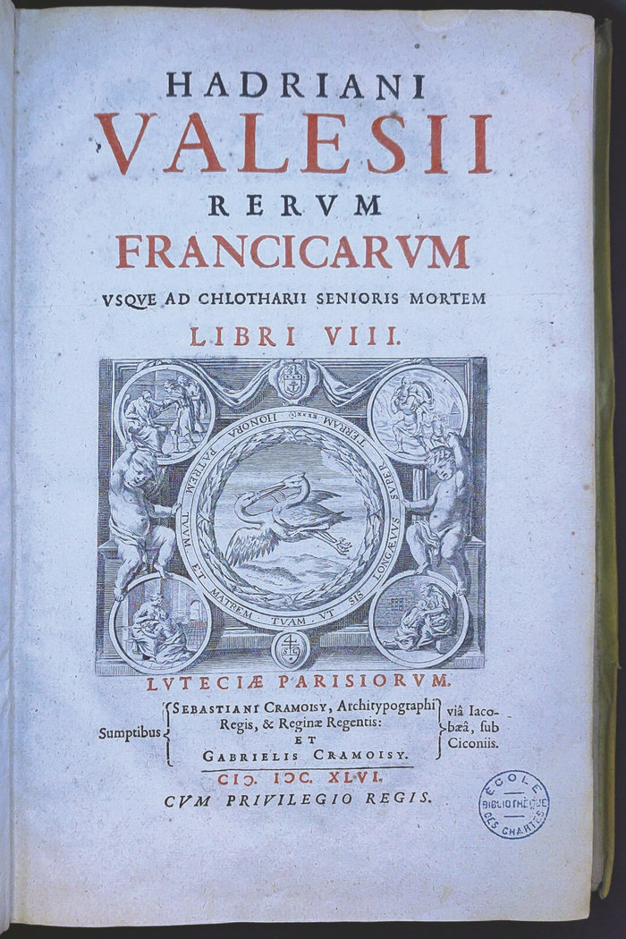 Page de titre de Rerum Francicarum...
