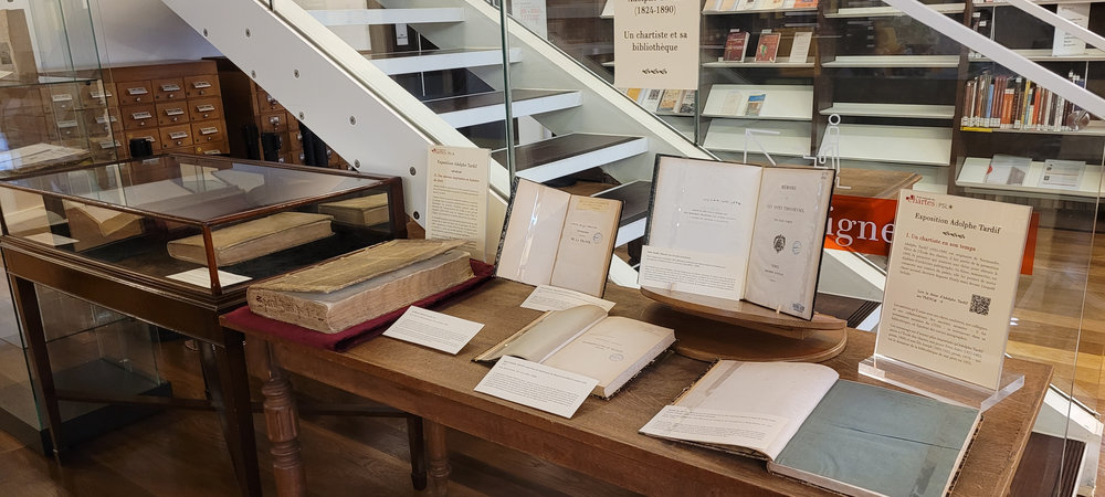 Exposition "Adolphe Tardif" à la bibliothèque de l’École des chartes